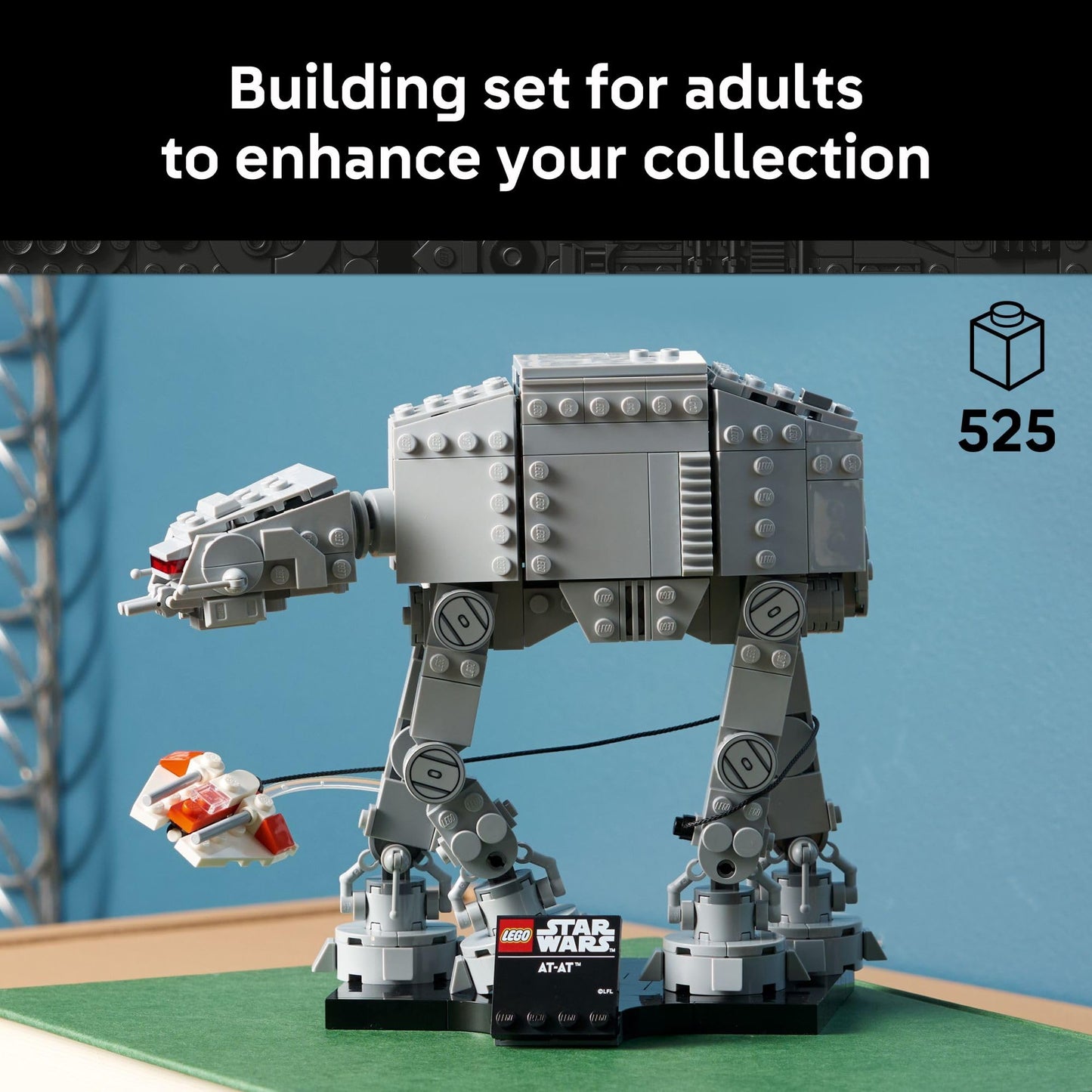 Mindful building activity for veterans with LEGO Star Wars AT-AT — 75440 expert series kit — Freetimejoy