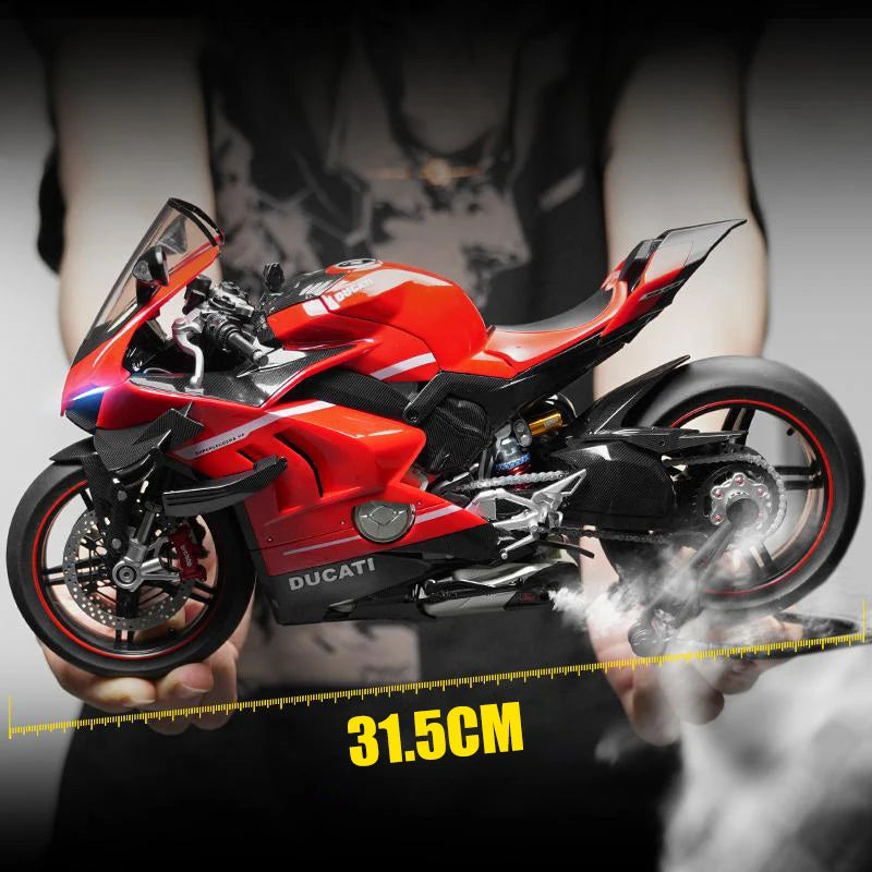 1-7-Scale-Ducati-V4S-Diecast-Metal-Motorcycle-Model-Spray-Sound-Effects-Senior-Hobby-FREETIMEJOY