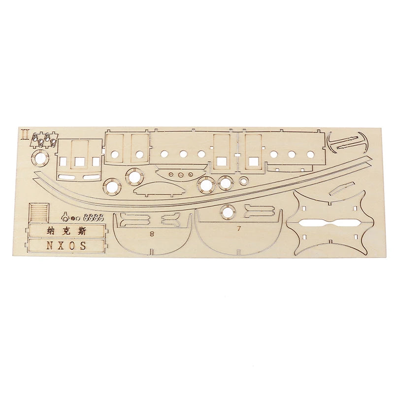 1/30 Nurkse Wooden Sailboat DIY Assembly Kit – Introductory 3D Sailing Model
