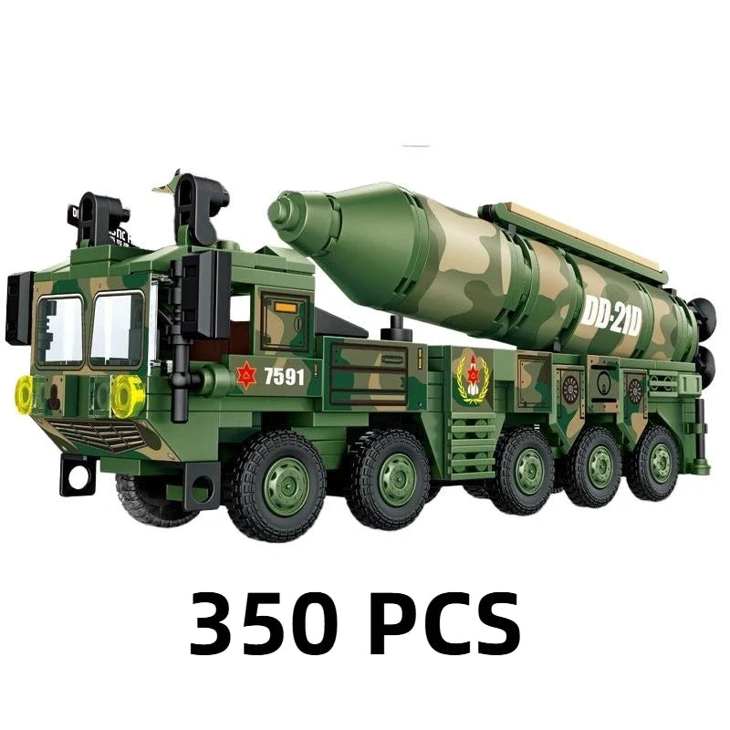 DF-41 Missile Vehicle & Type 99 Tank Technical Models
