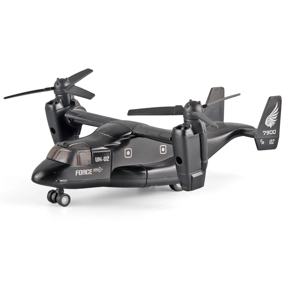 Diecast Alloy V-22 Osprey Tilt-Rotor Aircraft – Professional Aviation Military Model