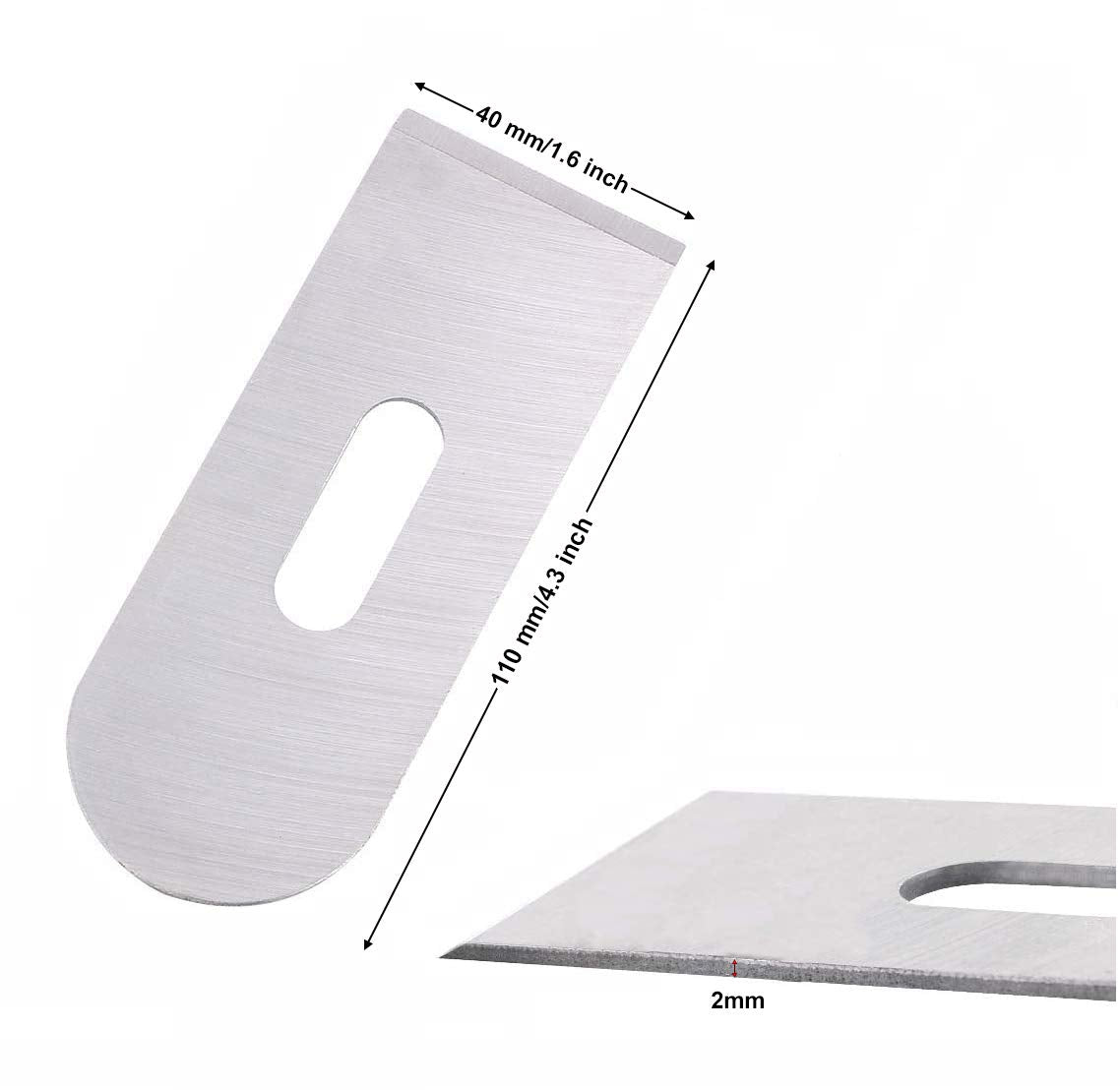 DSHE Mini Hand Planer Small Trimming Planer 6-1/2 inch Woodworking Pocket Plane Hand Plane with 1 inch Blade Adjustable Block Plane and 1 Wood Fixe for Trimming Projects Carpenter DIY Model Making