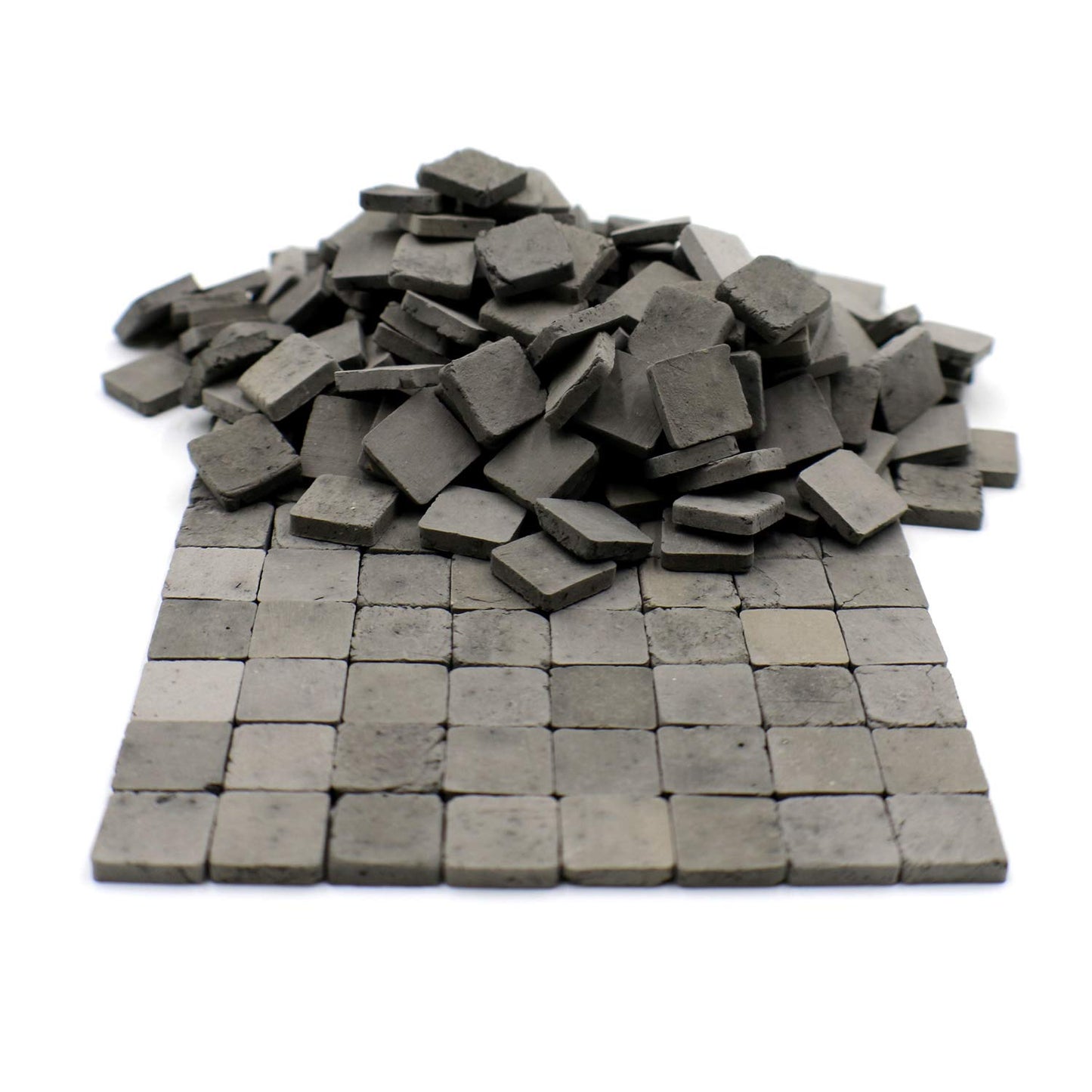 Clay Brick Pavement Stone Tiles for Dollhouse Models and Dioramas