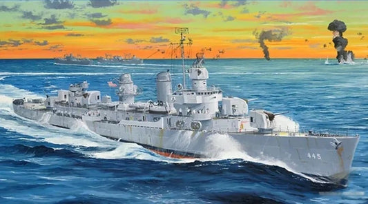 03723 1:200 USS Navy Fletcher DD-445 Destroyer Model Assembly Kit