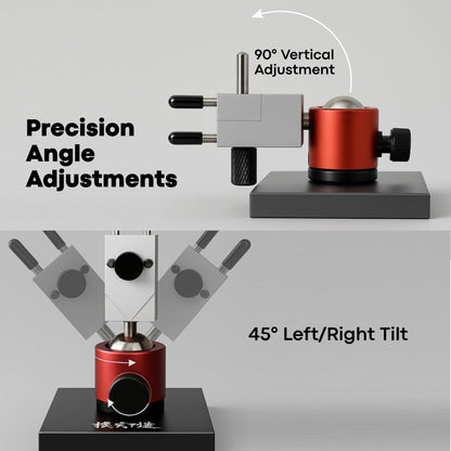 KojinTora Mini Vise Table Top Clamp - Small Bench Vice for Hobby Jewelers - Adjustable Aluminum Alloy 360° Rotatable with 0-2.48' Clamping Range for Jewelry Making DIY Projects Crafts Repair Tool