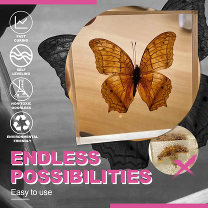 Epoxy Resin Crystal Clear Art 2 Gallon Kit for Coating, Casting, Resin Art, Jewelry, Tabletop, Bar Top, Live Edge Tables, Fast Curing 2 Part Epoxy Casting Resin Kit