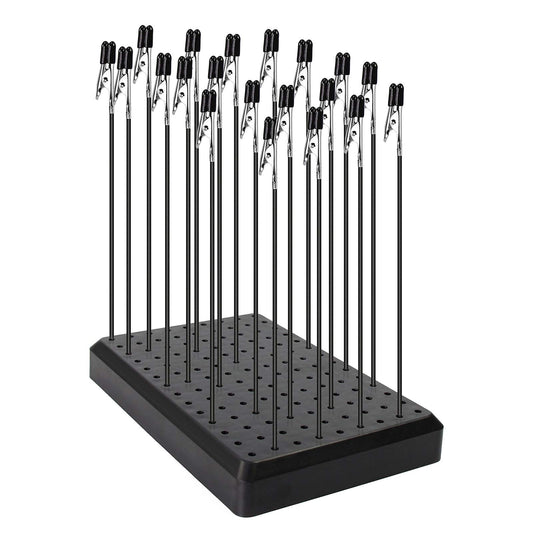 GJJC09B 1PC Painting Stand Base and 20PCS Alligator Clip Stick Set Modeling Tools for Airbrush Hobby Model Parts New