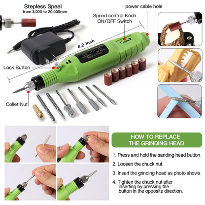 108 Pcs Pro Grade for Model Tool Kits,Hobby Tool Sets,lncluding Electric Polishing Machine & Tool Box,for Gundam Model Kits,Basic Model Building,Repairing and Remove,Art and Crafts etc