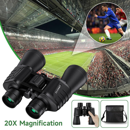 20x50 High Powered Binoculars for Adults, Waterproof Compact Binoculars with Low Light Vision for Bird Watching Hunting Camping Travel Cruise Hiking Sports Stargazing, Christmas Birthday Gifts for Men