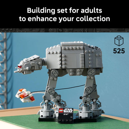 Mindful building activity for veterans with LEGO Star Wars AT-AT — 75440 expert series kit — Freetimejoy