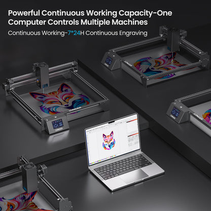 LONGER RAY5 Laser Engraver 20000mW Laser Cutter 130W CNC Laser Cutter with 3.5"Touch Screen Laser Engraving Machine DIY Engraver Tool for Metal Glass Wood Leather Laser Class ii