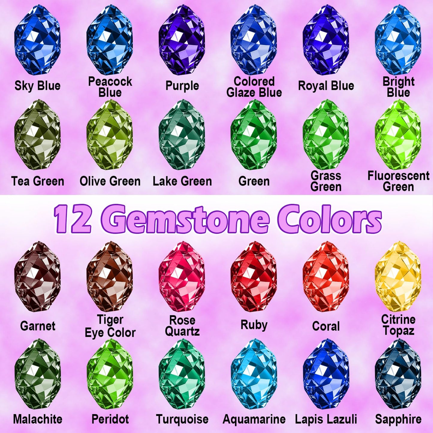 Epoxy Resin Color Pigment – 48 Vivid Colors Liquid Epoxy Pigment, Highly Concentrated, Translucent Resin Dye for Art, DIY, Jewelry & Crafts – Each 6ml/ 0.25 oz