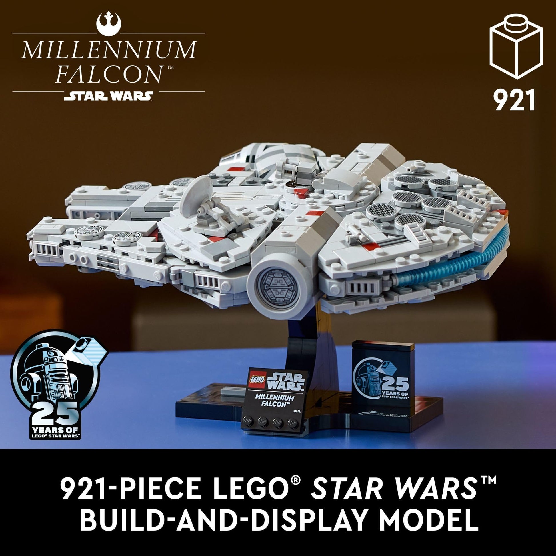 LEGO-Star-Wars-75375-Millennium-Falcon-25th-Anniversary-Mid-Scale-Model-FREETIMEJOY