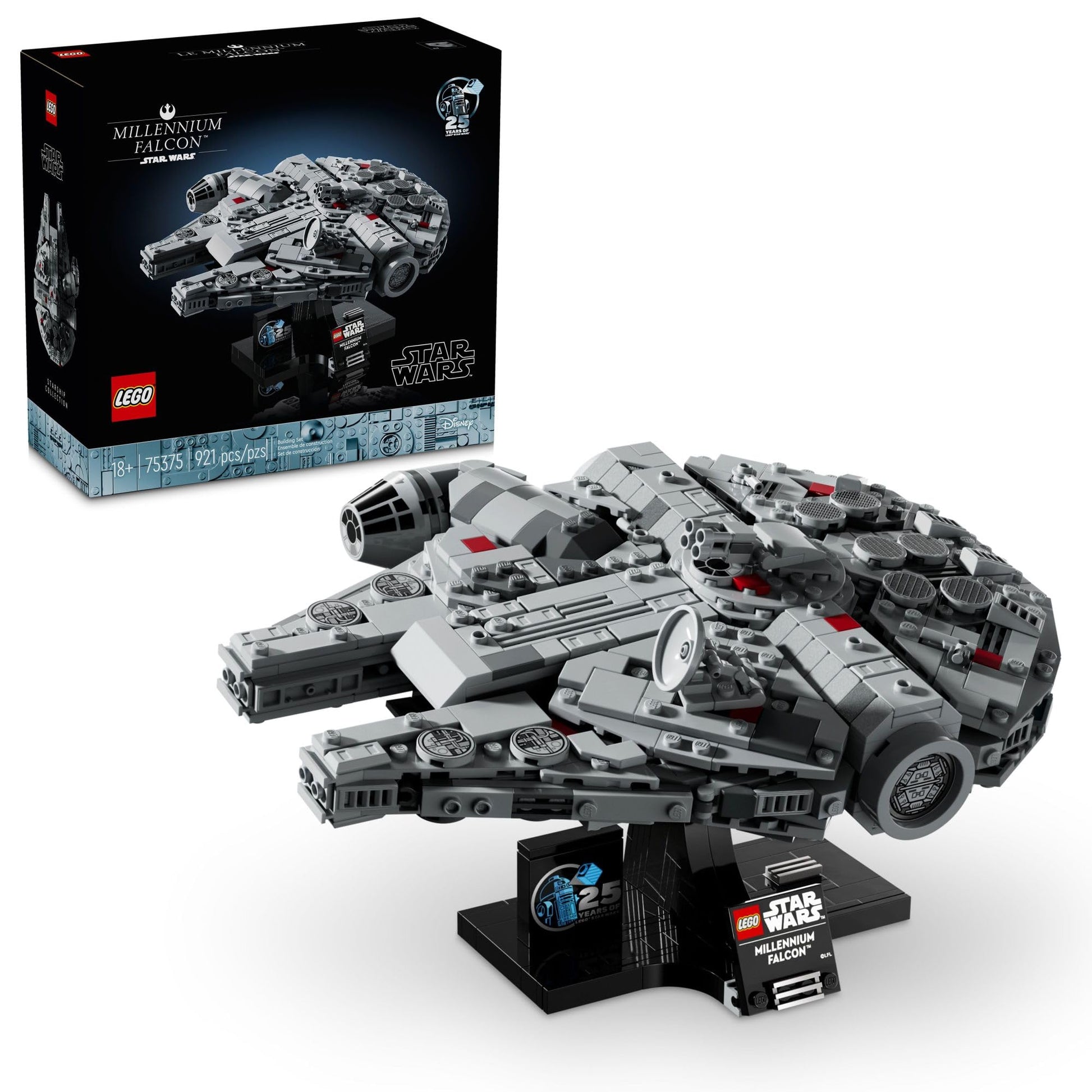 LEGO-Star-Wars-75375-Millennium-Falcon-25th-Anniversary-Mid-Scale-Model-FREETIMEJOY