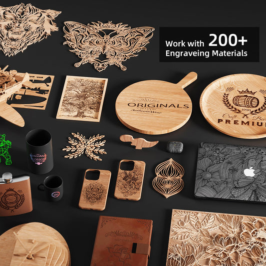 LONGER RAY5 Laser Engraver 20000mW Laser Cutter 130W CNC Laser Cutter with 3.5"Touch Screen Laser Engraving Machine DIY Engraver Tool for Metal Glass Wood Leather Laser Class ii