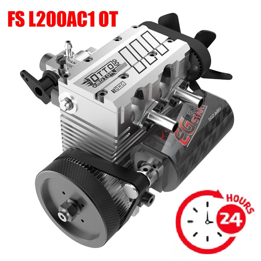 TOYAN-FS-L200AC-Twin-Cylinder-4-Stroke-Nitro-Engine-Functional-Metal-Model-Kit-FREETIMEJOY-Engineering