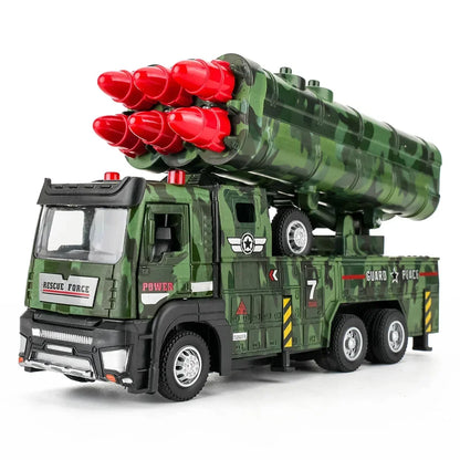 1-32-Scale-Tactical-Launcher-Truck-Diecast-Drone-Missile-Model-FREETIMEJOY-Military-Hobby