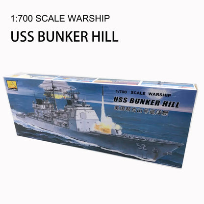 1:700 Scale Electric Military Ship Model – Motorized Assembly Kit for Land & Water