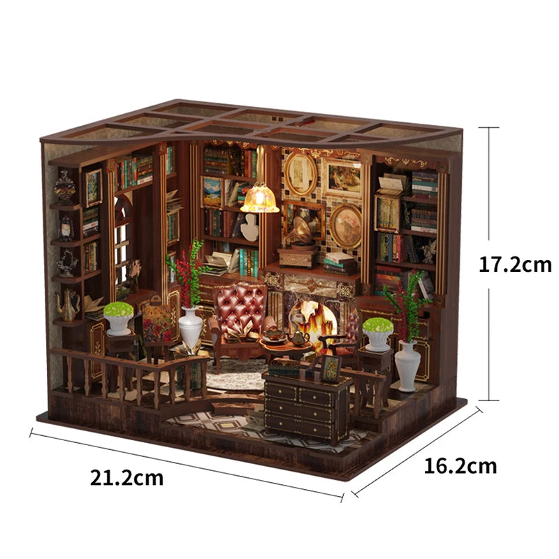 DIY-Miniature-Wooden-Dollhouse-Kit-3D-Puzzle-Senior-Memory-Care-Hobby-FREETIMEJOY