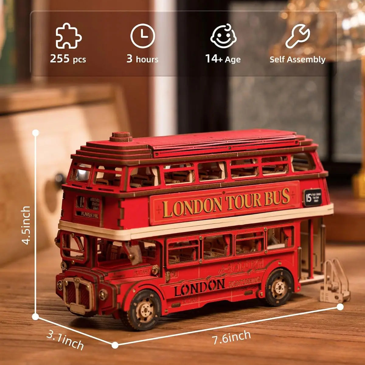 London-Tour-Bus-3D-Wooden-Puzzle-Mechanical-Model-Kit-for-Seniors-Memory-Care-FREETIMEJOY