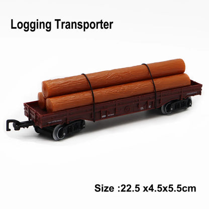 Rail King 1:87 Scale Train Track Cargo Car & Carriage Collection – HO Scale DIY Model Rail Accessories