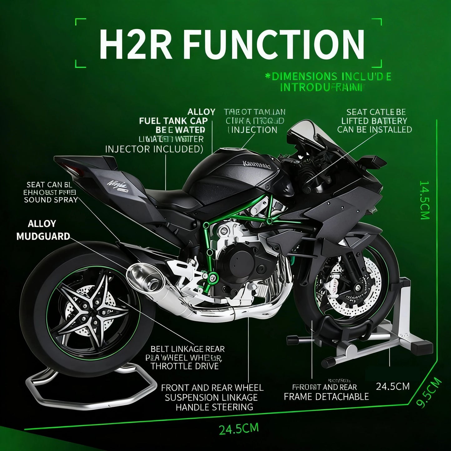 Kawasaki Ninja H2/H2R - 1:9