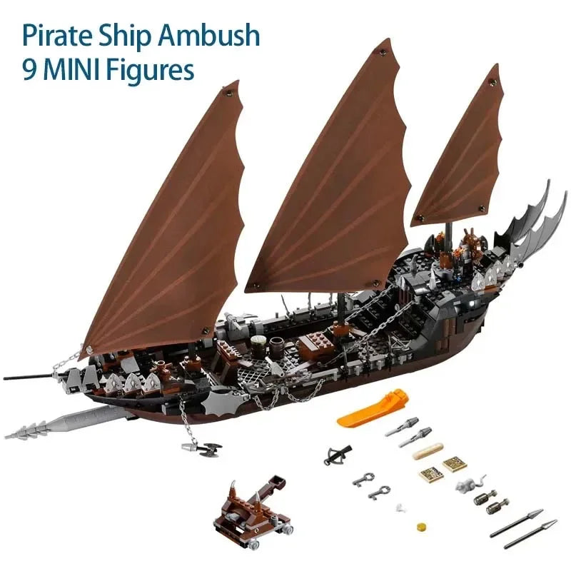 Ghost-Pirate-Ship-Ambush-79008-Building-Blocks-Model-Kit-US-Stock-FREETIMEJOY
