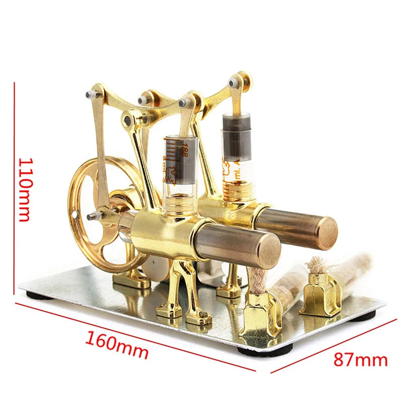 Goni-Balance-Stirling-Engine-Miniature-Metal-Model-Steam-Power-Physics-Toy-FREETIMEJOY-Scientific-Hobby