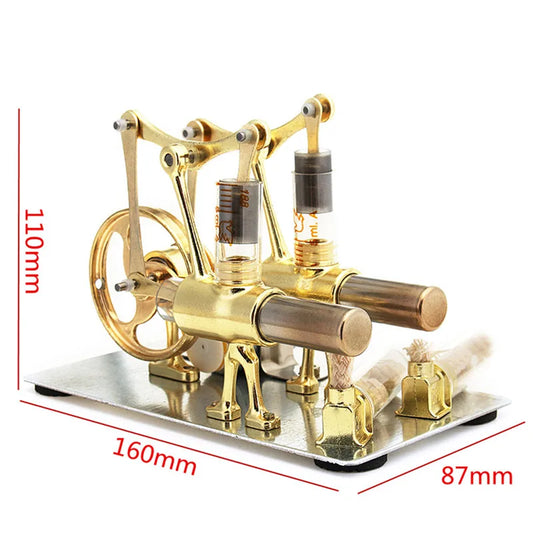 Goni-Balance-Stirling-Engine-Miniature-Metal-Model-Steam-Power-Physics-Toy-FREETIMEJOY-Scientific-Hobby