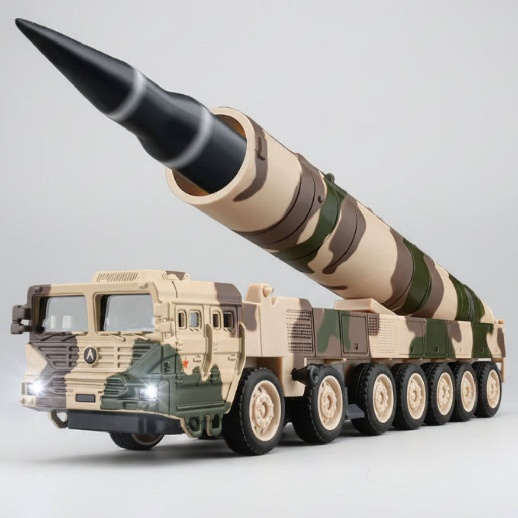 Maisto-DF-31-Missile-Launcher-Diecast-Alloy-Truck-Model-FREETIMEJOY-Strategic-Hobby