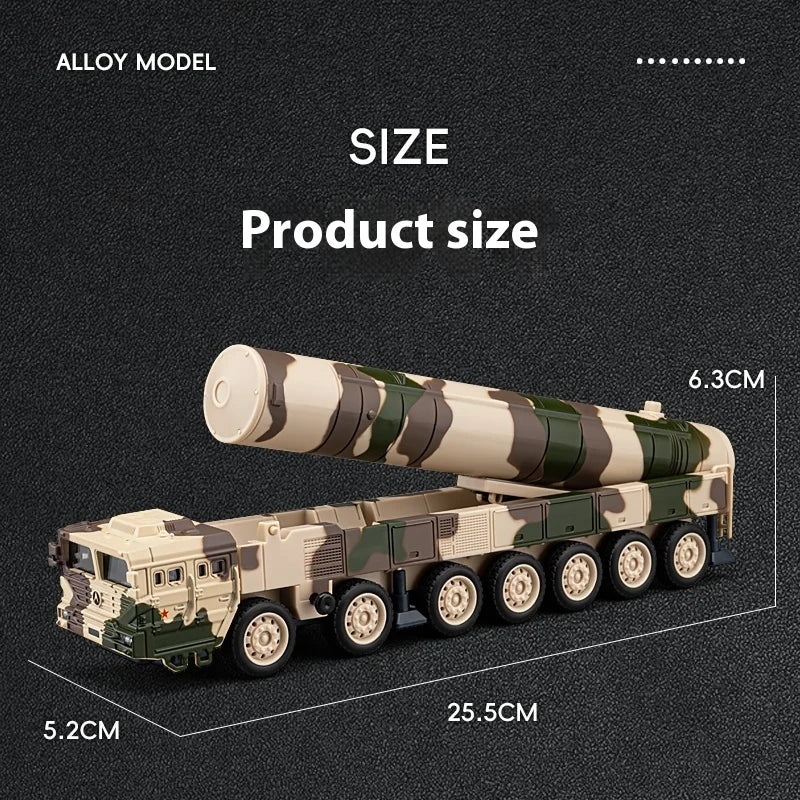 Maisto-DF-31-Missile-Launcher-Diecast-Alloy-Truck-Model-FREETIMEJOY-Strategic-Hobby