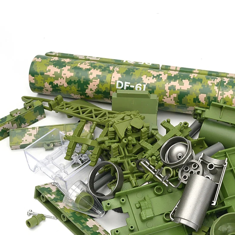 DF-61-Missile-Launcher-1-72-Scale-Technical-Building-Blocks-Camo-FREETIMEJOY-Military-Hobby
