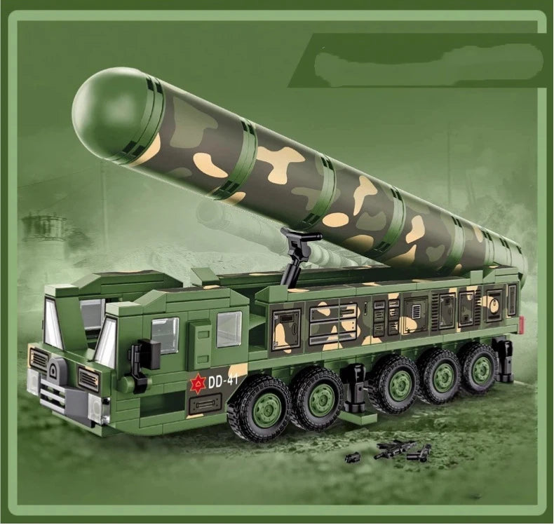 DF-41 Missile Vehicle & Type 99 Tank Technical Models