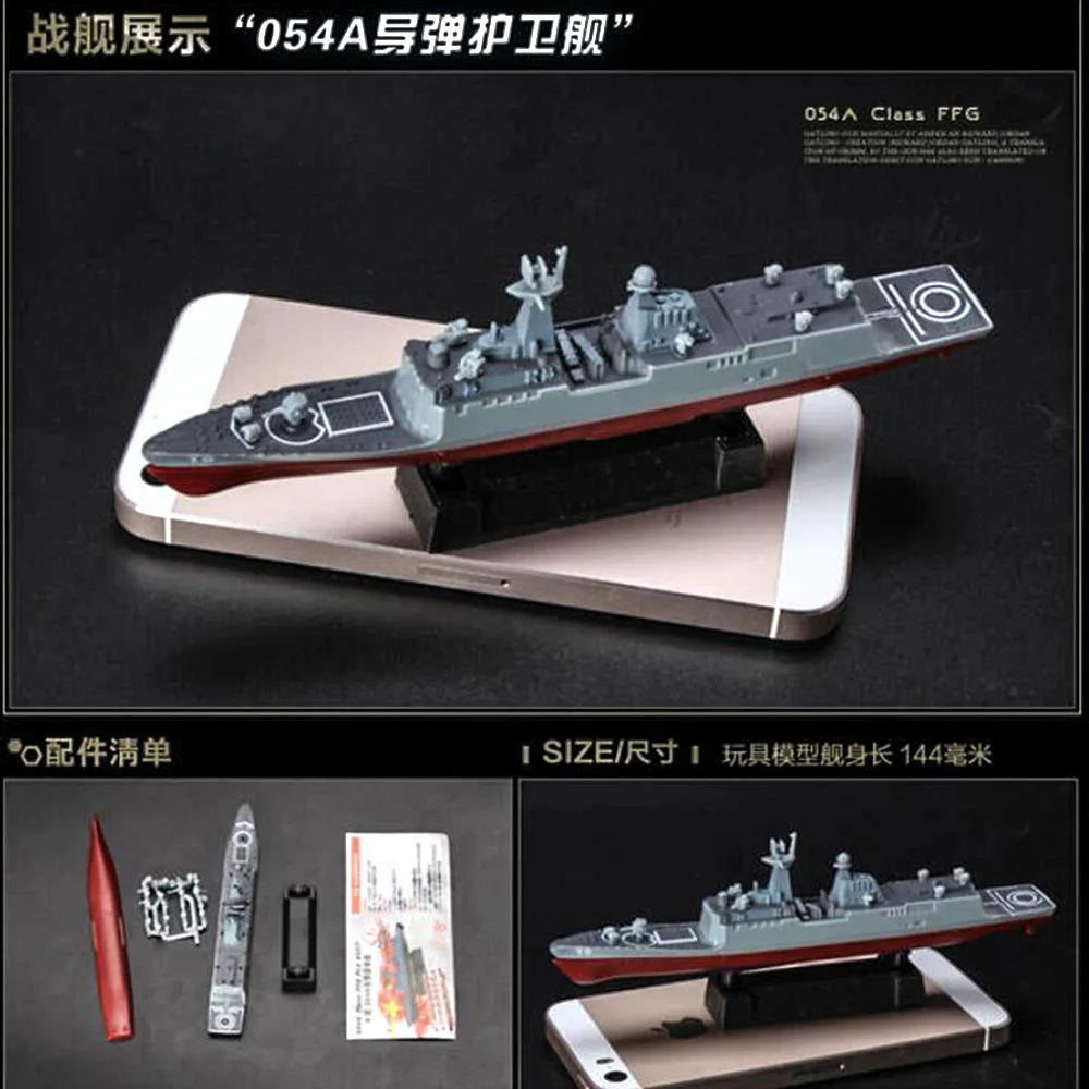4D Modern Naval Series: Liaoning Aircraft Carrier & Battleship Assembly Model Kit