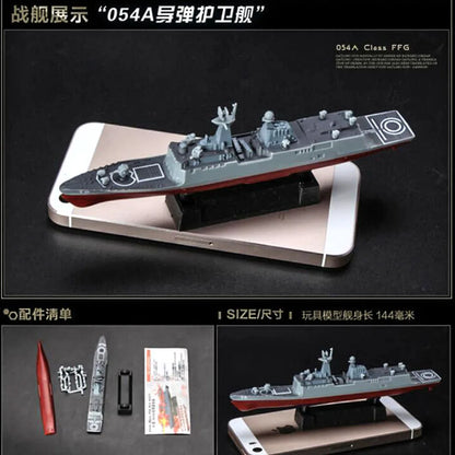 4D Modern Naval Series: Liaoning Aircraft Carrier & Battleship Assembly Model Kit