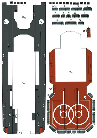 Admiral Levchenko Udaloy-Class Destroyer – Precision 3D Paper Model Assembly Kit