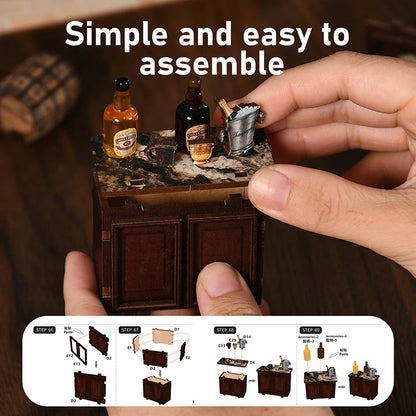 DIY-Miniature-Wooden-Dollhouse-Kit-3D-Puzzle-Senior-Memory-Care-Hobby-FREETIMEJOY