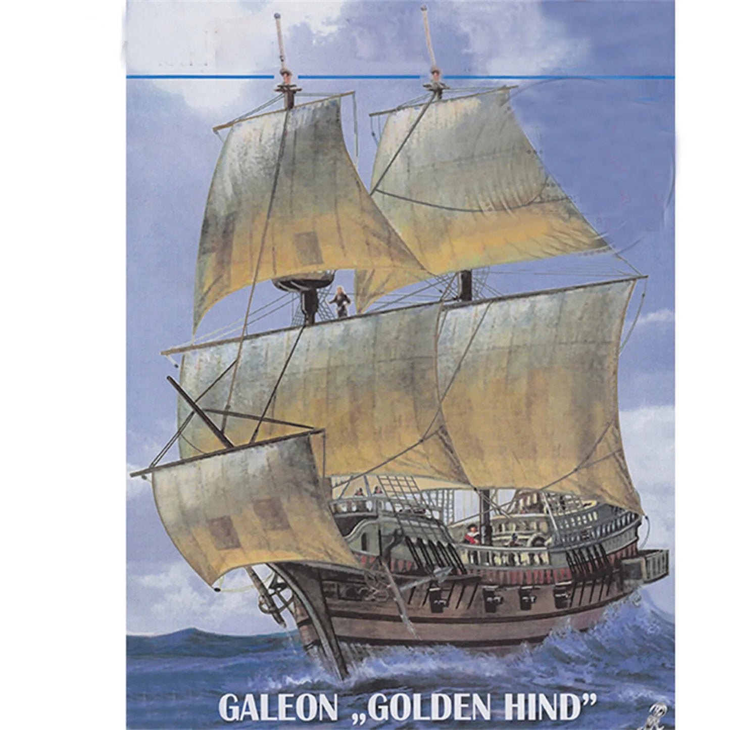 Golden Hind 1:100 Scale Paper Model Kit | DIY Historical Battleship