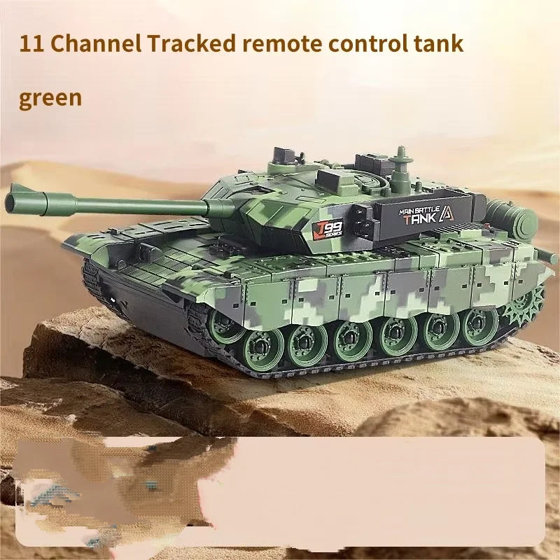 CONUSEA 33CM Remote Control Battle Tank – Interactive Crawler Vehicle with 4-Channel Precision