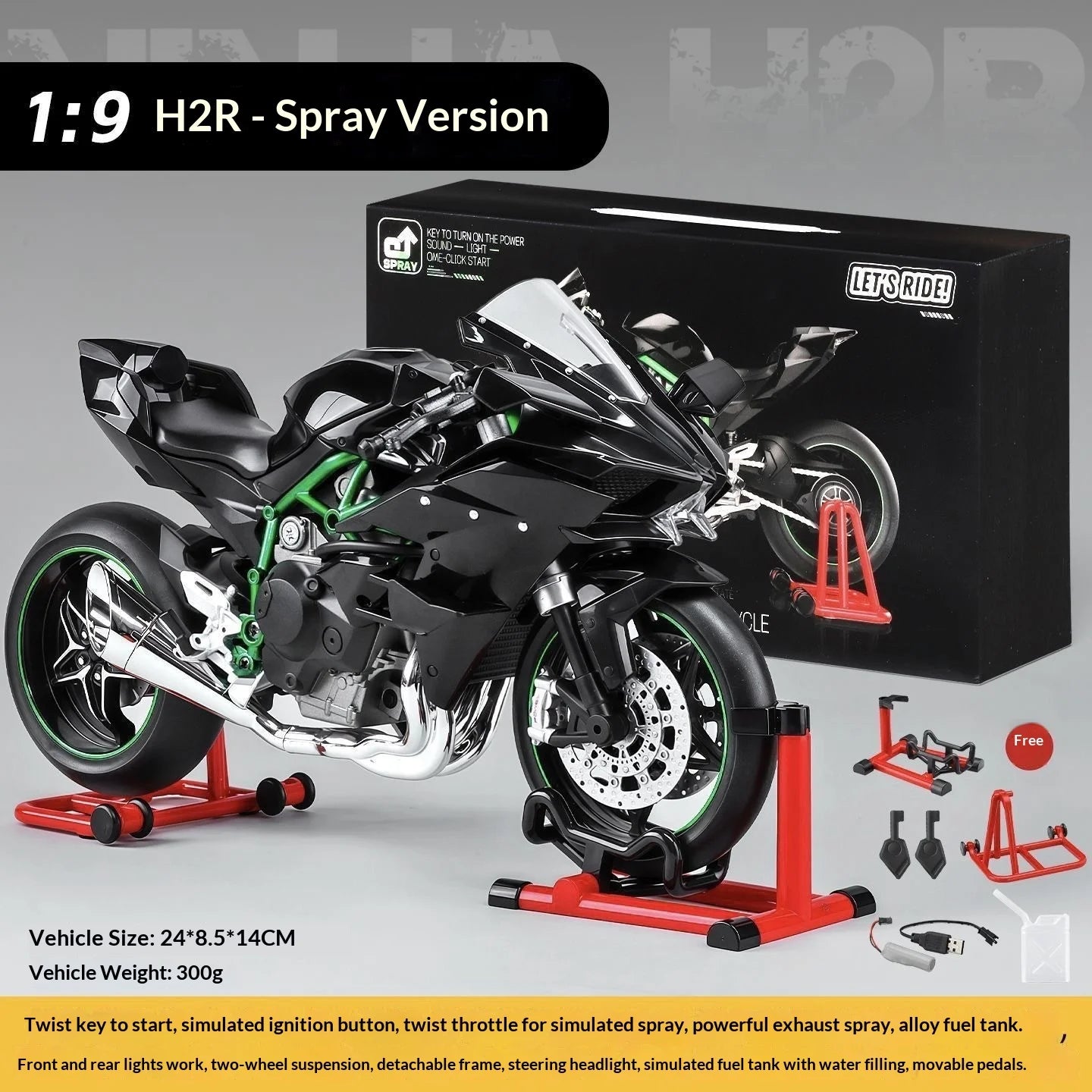 Kawasaki Ninja H2R - 1:9