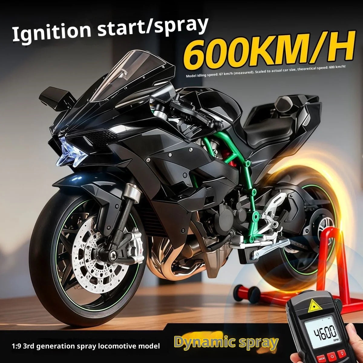 Kawasaki Ninja H2R - 1:9