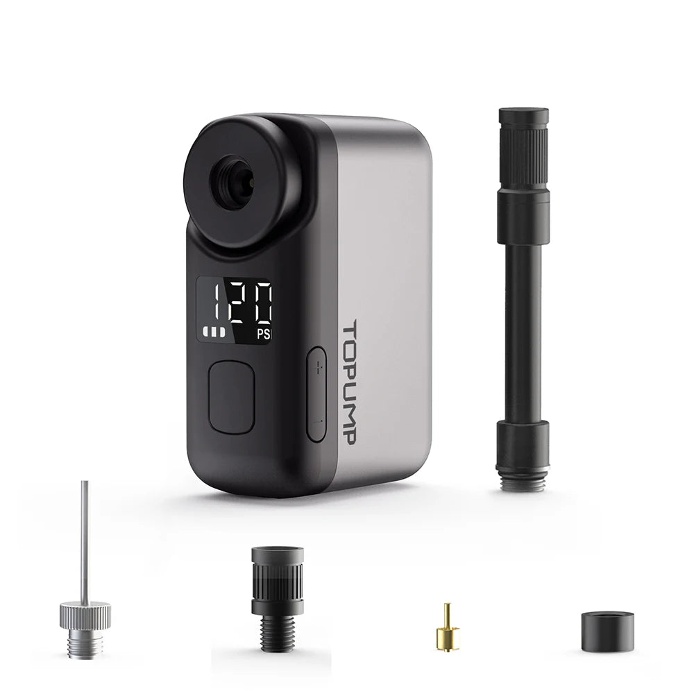 TOPUMP-TB2-PRO-Electric-Mini-Bike-Pump-Cordless-Tire-Inflator-Senior-Cycling-Safety-FREETIMEJOY