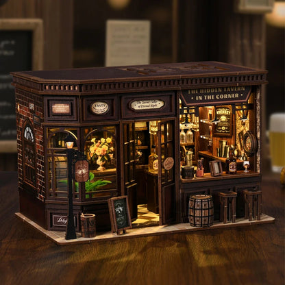 DIY Miniature Wooden Dollhouse – 3D Puzzle Memory Care Kit