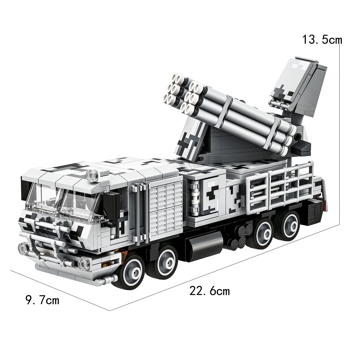 Pantsir-SM-Mobile-Defense-Truck-Technical-Building-Blocks-Model-FREETIMEJOY-Army-Vehicle