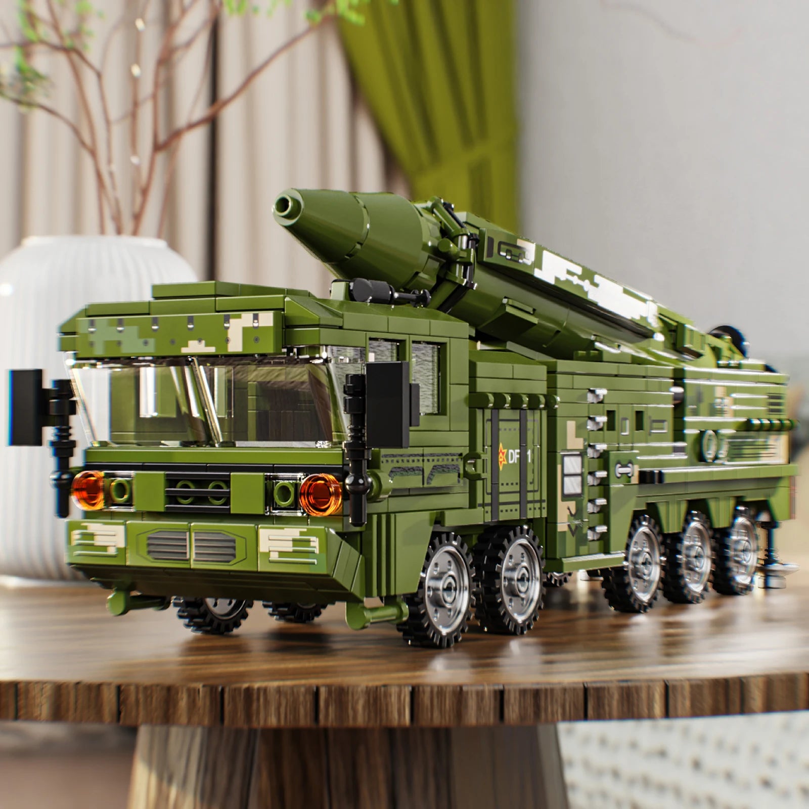 Tactical-Missile-Truck-720-Piece-Technical-Building-Blocks-Model-FREETIMEJOY-Engineering-Hobby