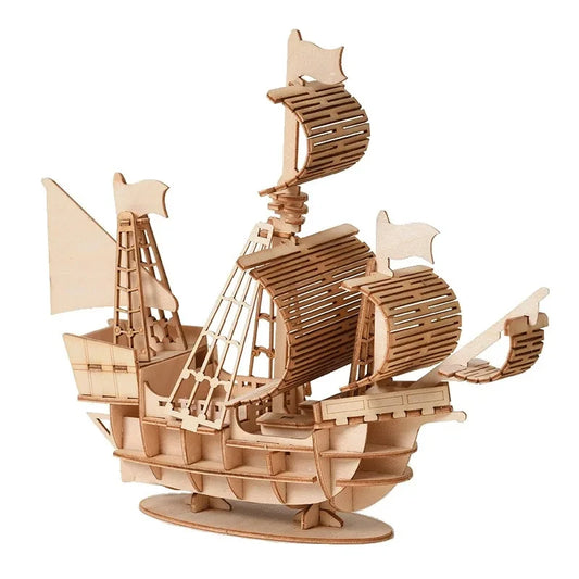 Vintage-3D-Wooden-Sailboat-Model-Kit-Handcrafted-DIY-Desktop-Decor-FREETIMEJOY-Artisan-Hobby
