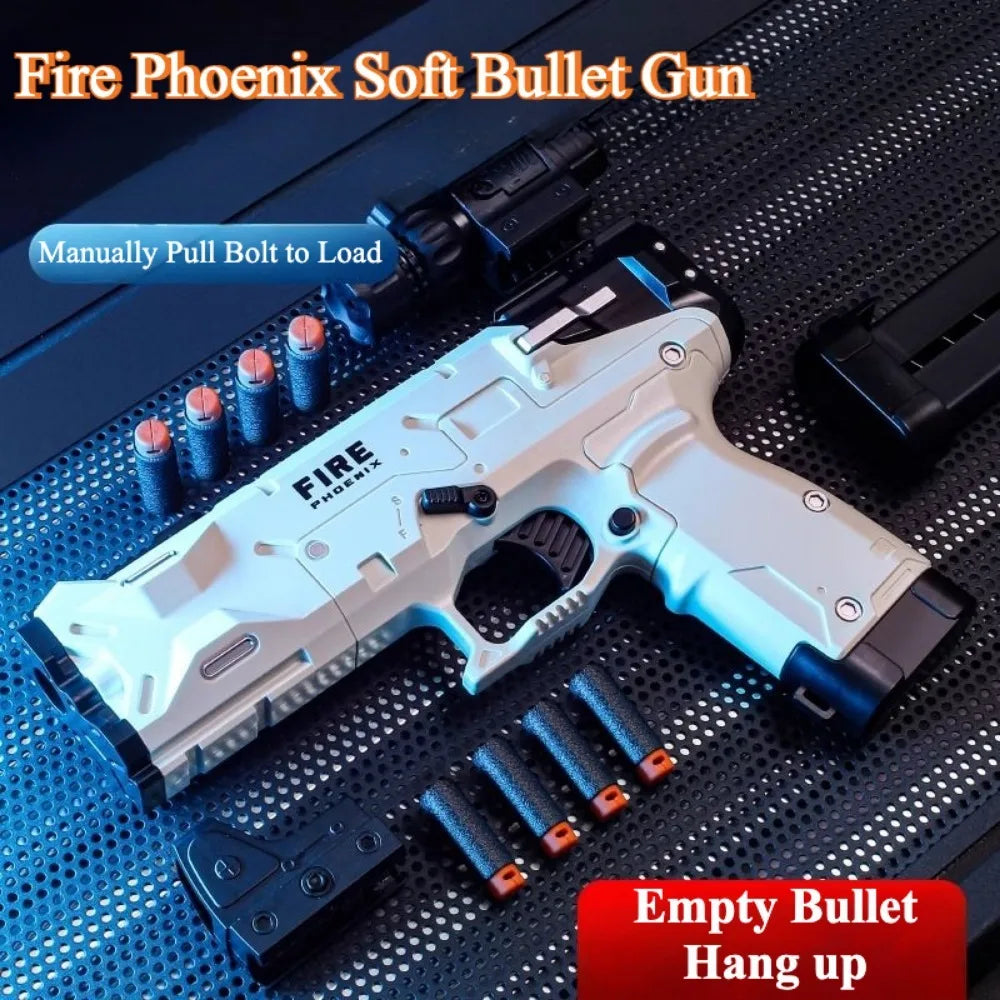 Tactical-Shell-Ejection-Pistol-Manual-Action-Soft-Bullet-Toy-FREETIMEJOY-Kinetic-Hobby
