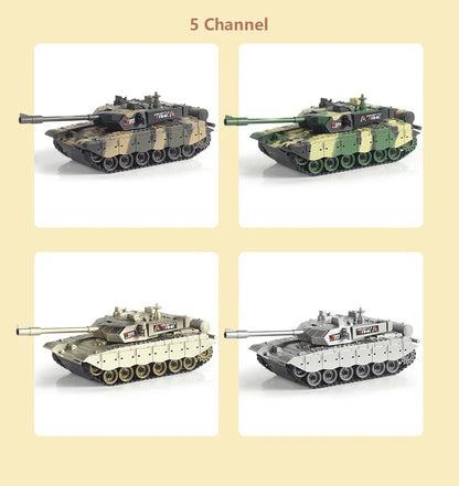 CONUSEA 33CM Remote Control Battle Tank – Interactive Crawler Vehicle with 4-Channel Precision