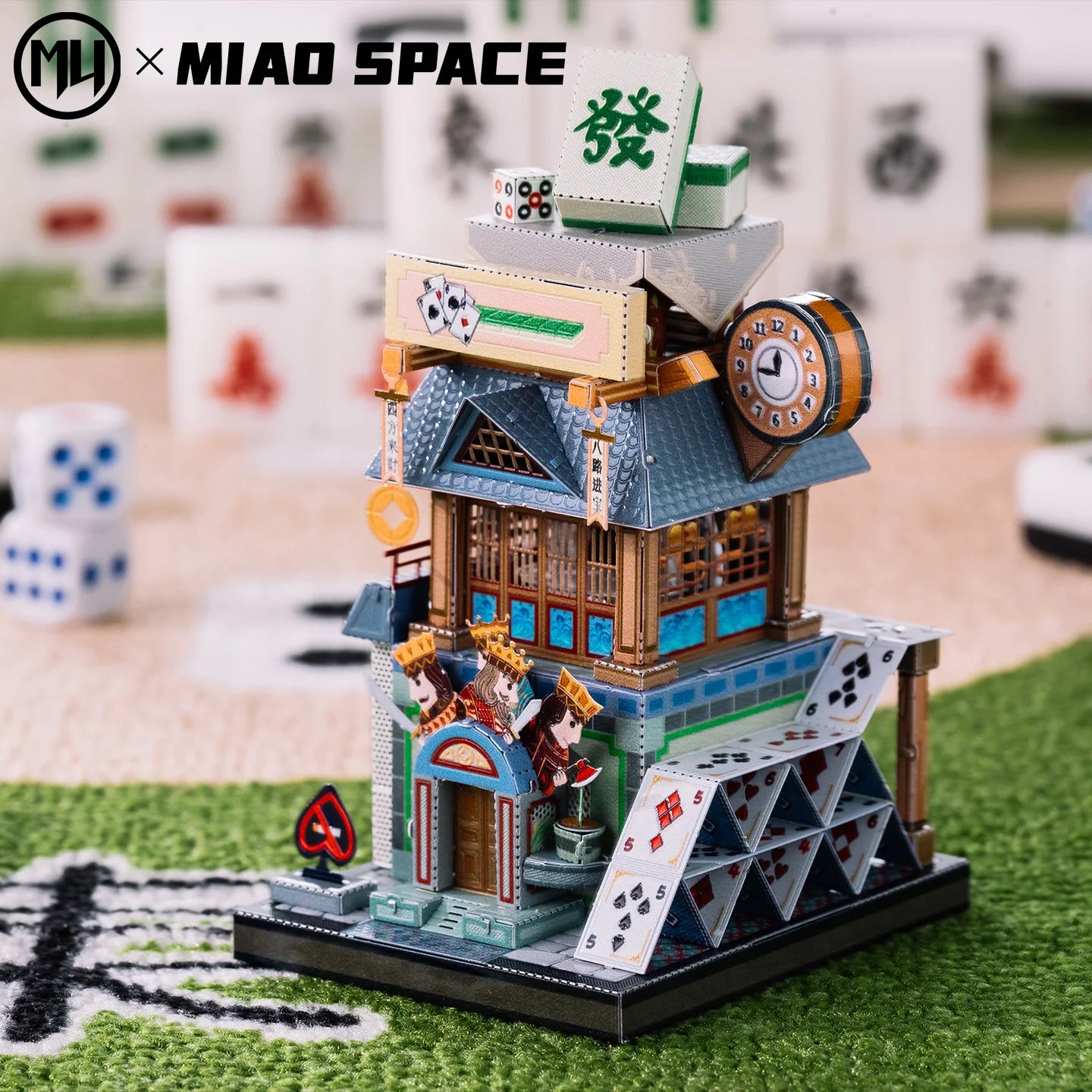 MU-Asian-Street-View-Architecture-3D-Metal-Puzzle-DIY-Model-Kit-FREETIMEJOY-Senior-Hobby