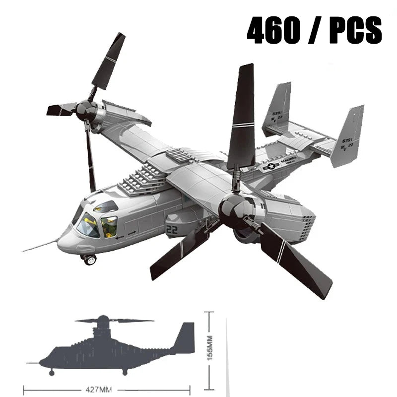 Sluban WW2 Military Series: Mi-24 Attack Helicopter – 3D Hind Model Building Block Set